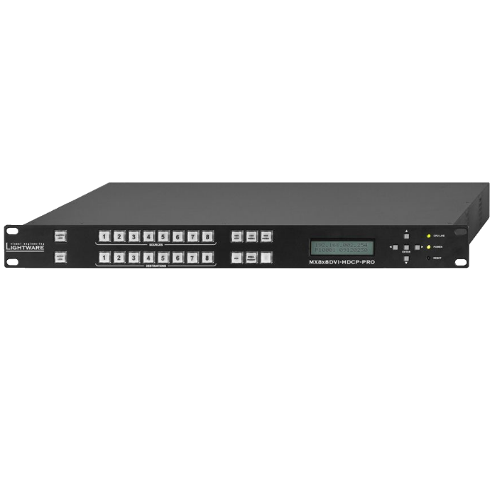 Lightware MX8x8 DVI PRO Matrix Switcher HDCP – LANG AG
