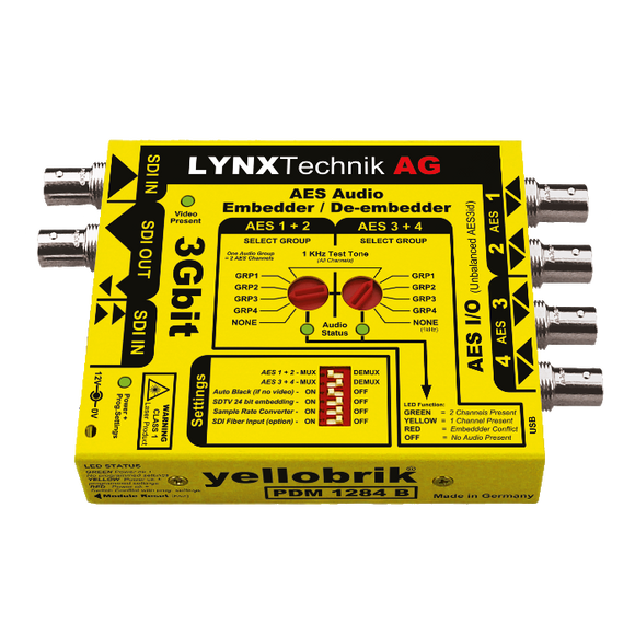 Lynx PDM 1284B 3G-SDI/HD Muxer/Demuxer