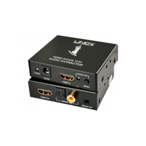 Lindy HDMI Audio Extractor with HDMI Bypass